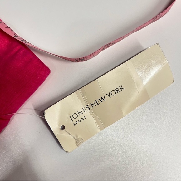 NWT pink lounge pants 100% cotton XL cropped pants drawstrings stretchy waist - Picture 10 of 11